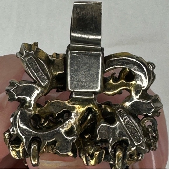 Vintage HOLLY CRAFT blue rhinestone bracelet 1952 great condition safety clasp - Picture 9 of 14